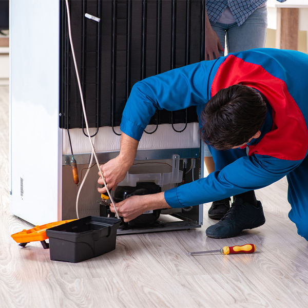 will the repair service cause any damage to my refrigerator in Centre Hall